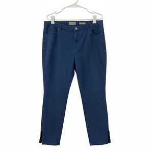 LOGO by Lori Goldstein Skinny Navy Women's Jeans